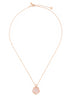 18K rose gold Petit Joli Lunaire diamond necklace